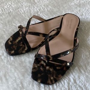 Kate Spade Size 7 Flat Tortoise Sandals